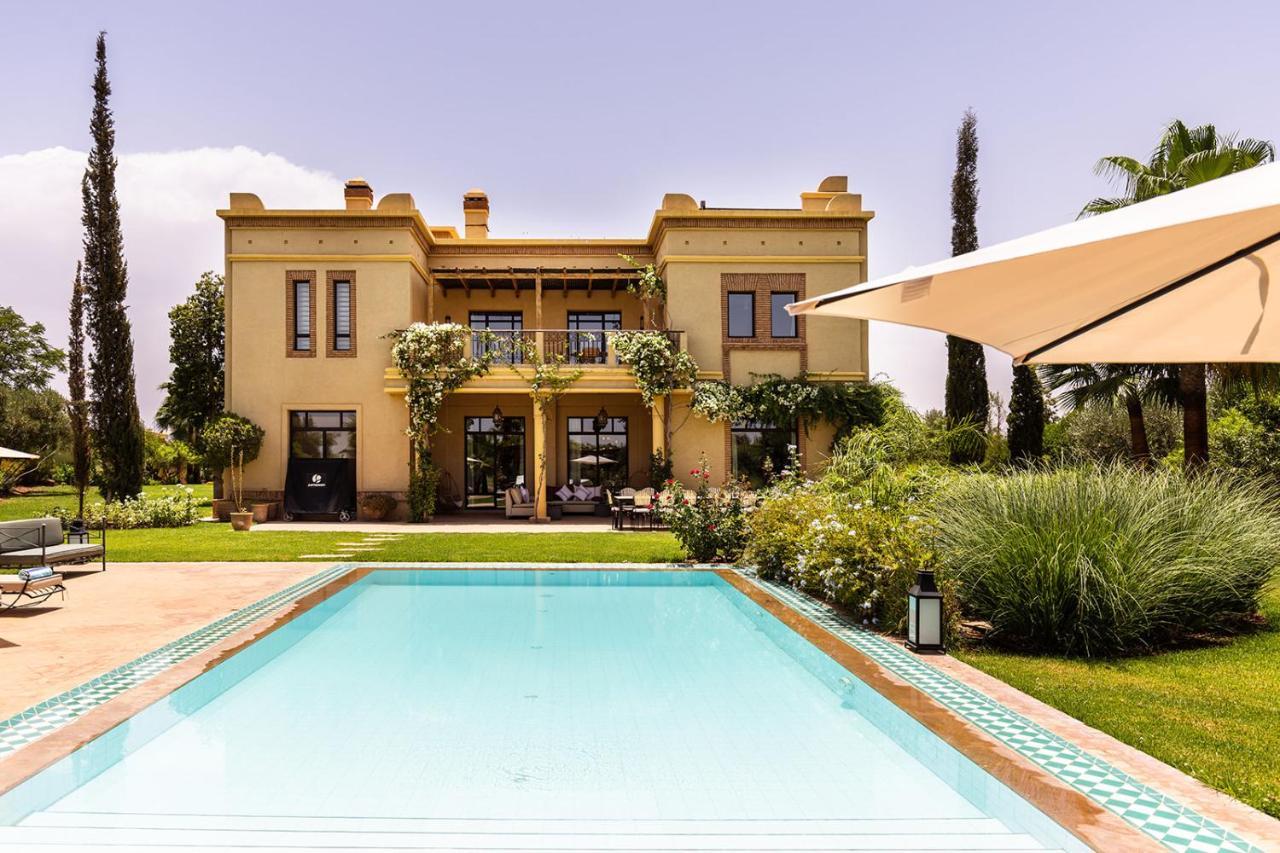Villa De Luxe Avec Piscine Privee Et Golf Marrákes Kültér fotó