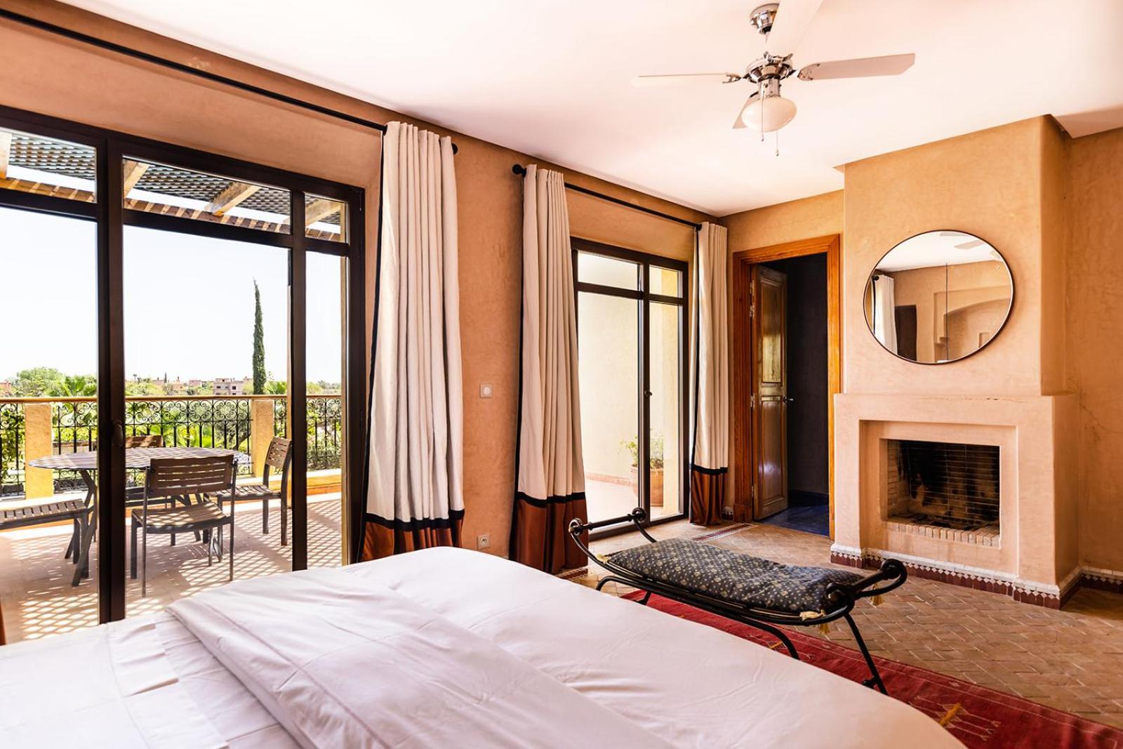 Villa De Luxe Avec Piscine Privee Et Golf Marrákes Kültér fotó