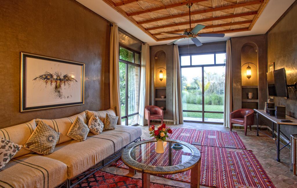 Villa De Luxe Avec Piscine Privee Et Golf Marrákes Kültér fotó