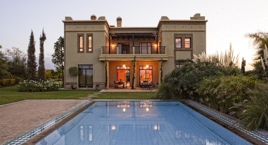 Villa De Luxe Avec Piscine Privee Et Golf Marrákes Kültér fotó