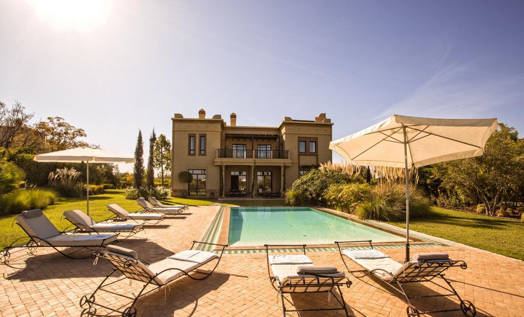Villa De Luxe Avec Piscine Privee Et Golf Marrákes Kültér fotó